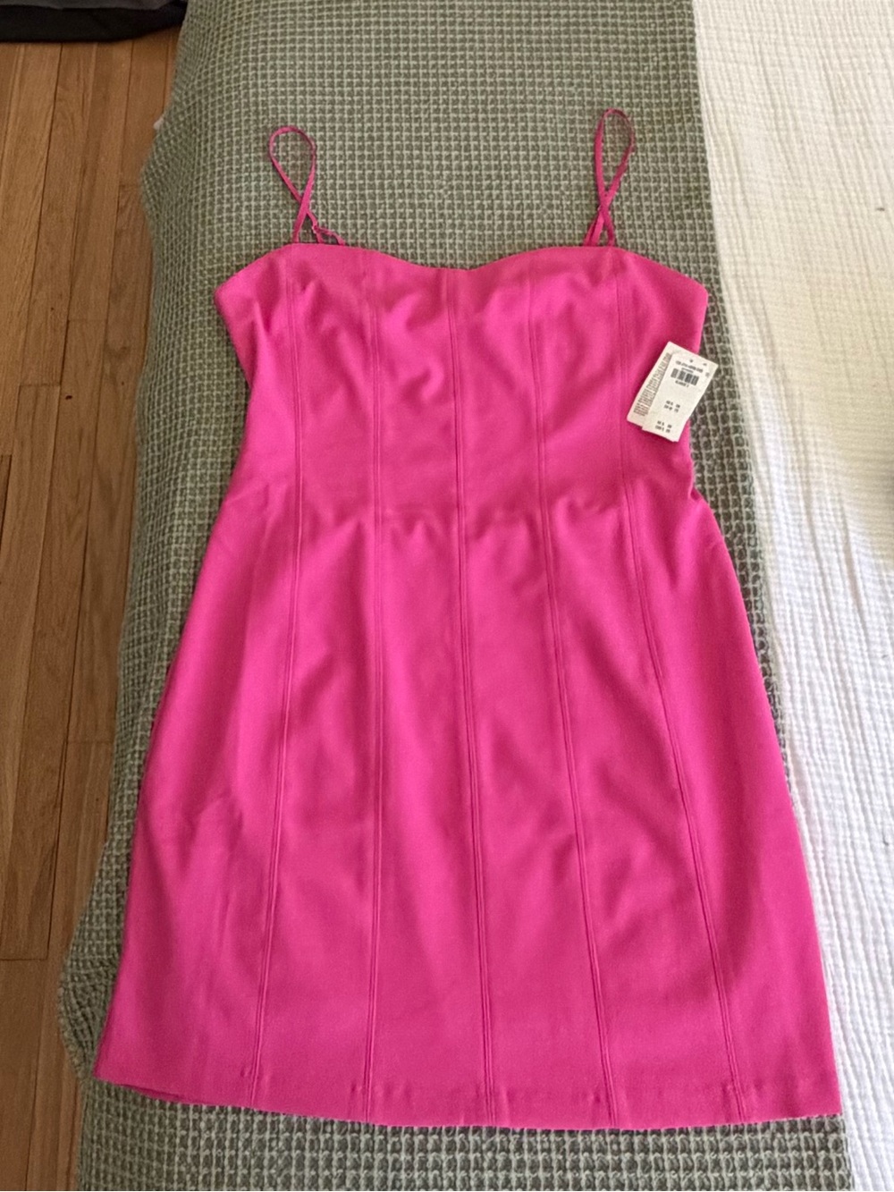 Abercrombie & Fitch Hot Pink Spaghetti Strap Dress